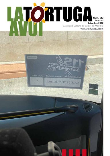 Portada de la revista La Tortuga Avui núm. 112